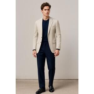 Knot Standard  Navy Trousers - 100 % Fine‎ Wool
